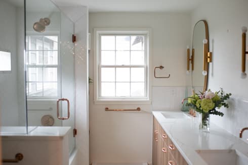Hall bath window and natural light